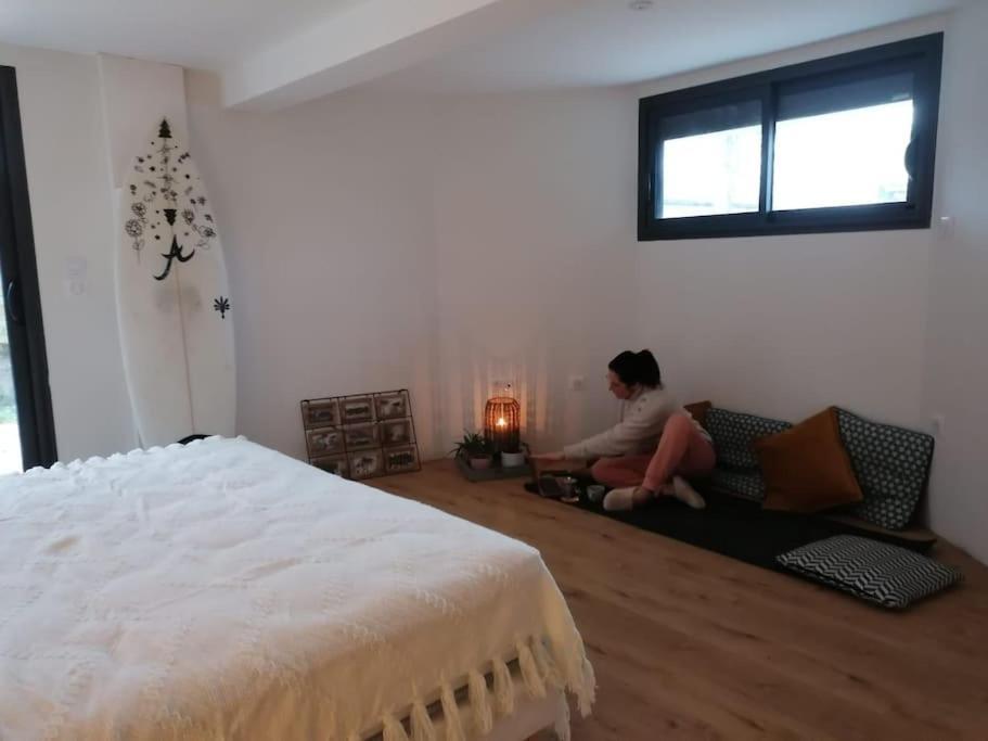 Maison Dharma A 5Km De La Plage Avec Sauna Mimizan-Plage Dış mekan fotoğraf